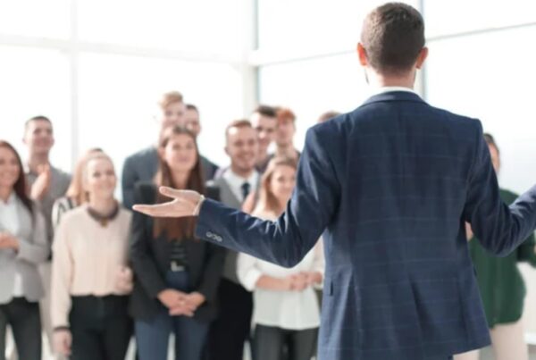 The Innova Group Indianapolis leadership team meeting discussing sales strategy and business growth